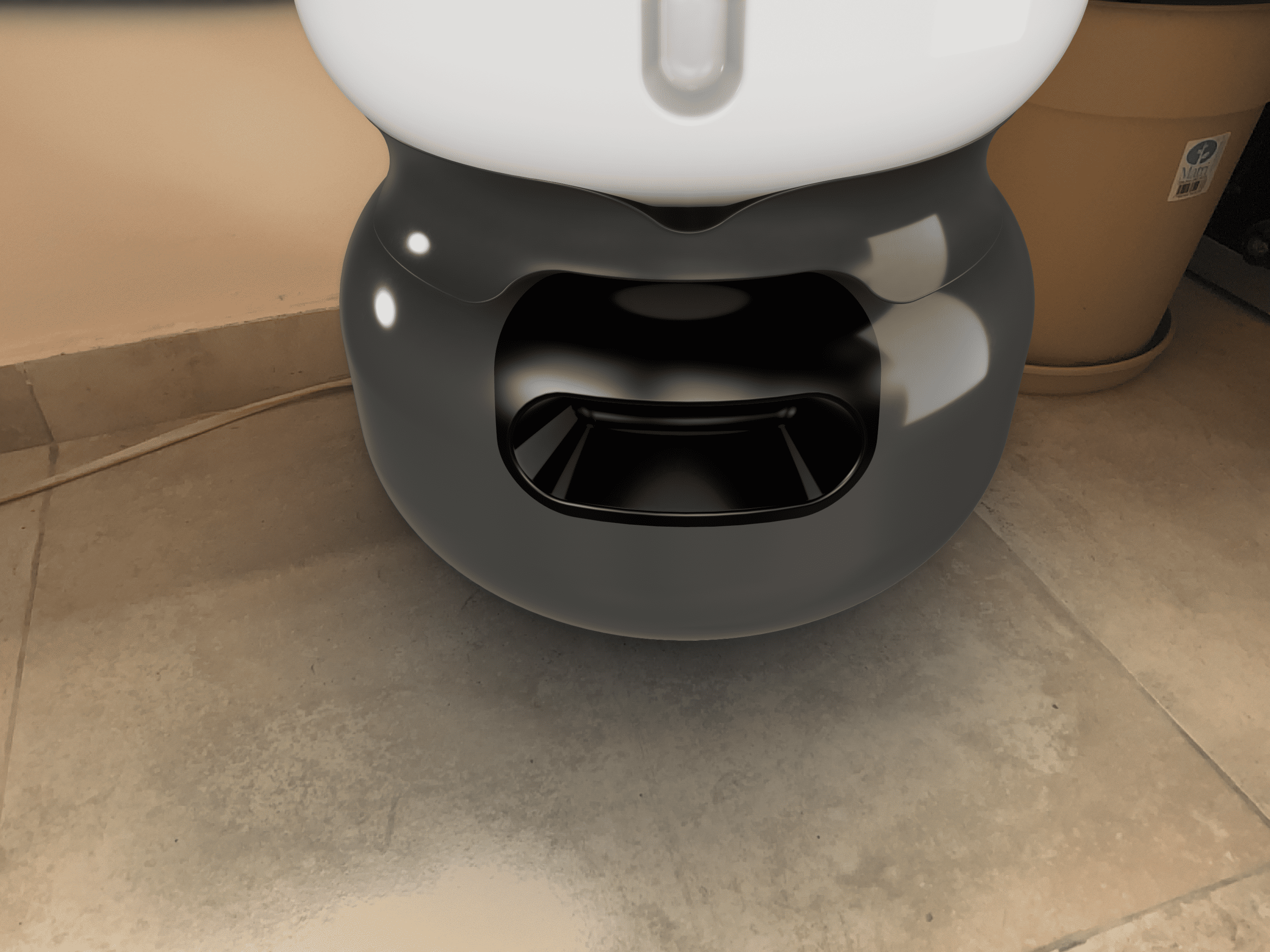 Detalle de la base del prototipo MONERA M1